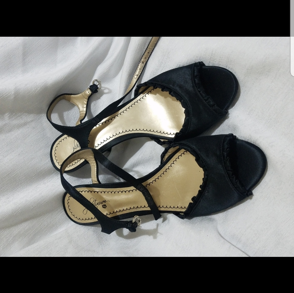Platinum BP Black Cayleigh Heel size 9.5